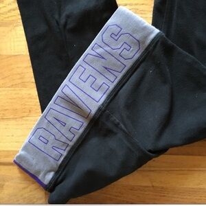 Ravens Victoria’s Secret Pink yoga pants